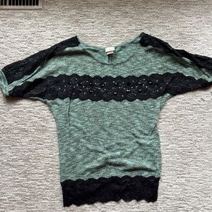 Daytrip Green Knit Top